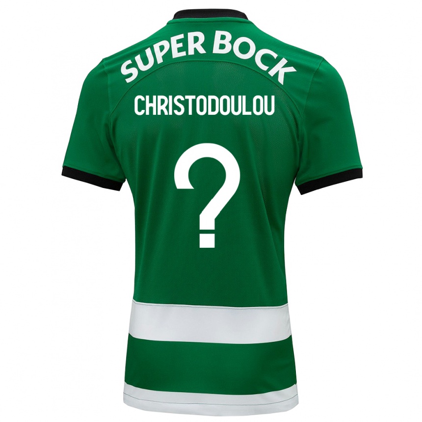 Niño Fútbol Camiseta Argyris Christodoulou #0 Verde 1ª Equipación 2023/24 México