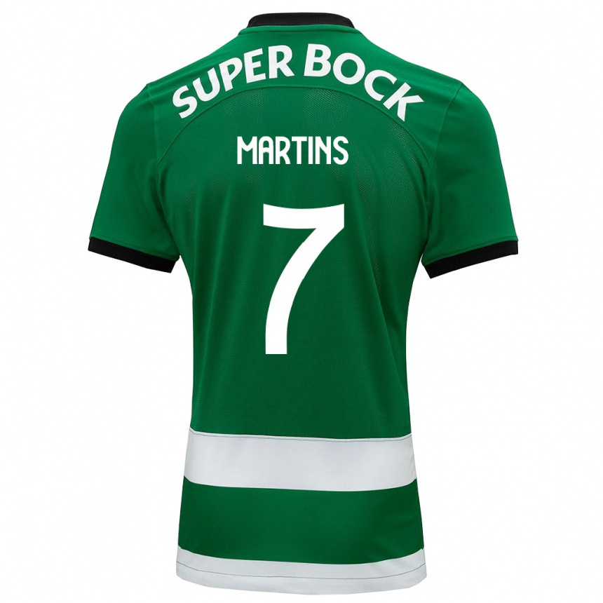 Niño Fútbol Camiseta Joana David Carromeu Martins #7 Verde 1ª Equipación 2023/24 México