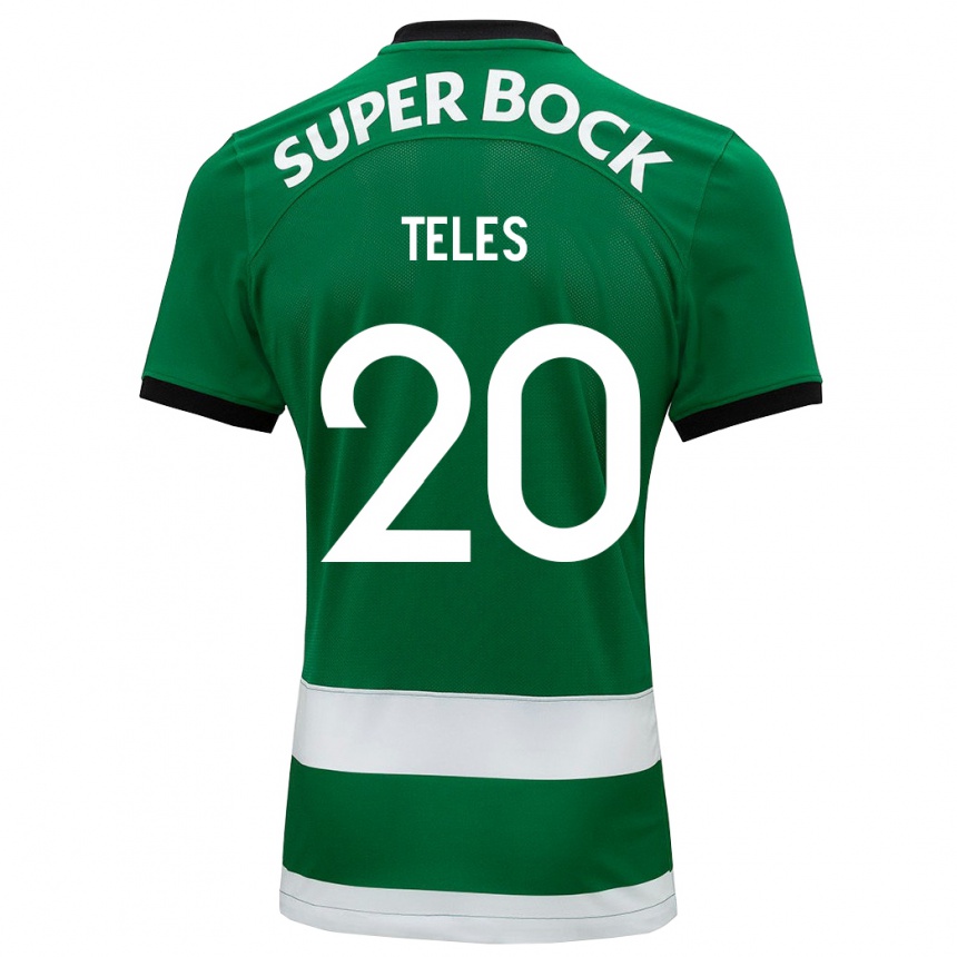 Niño Fútbol Camiseta Ana Isabel Teles #20 Verde 1ª Equipación 2023/24 México