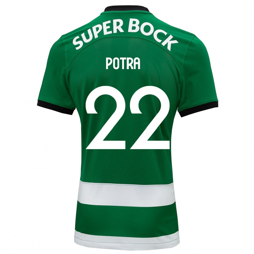 Niño Fútbol Camiseta Catarina Sofia Branco Potra #22 Verde 1ª Equipación 2023/24 México