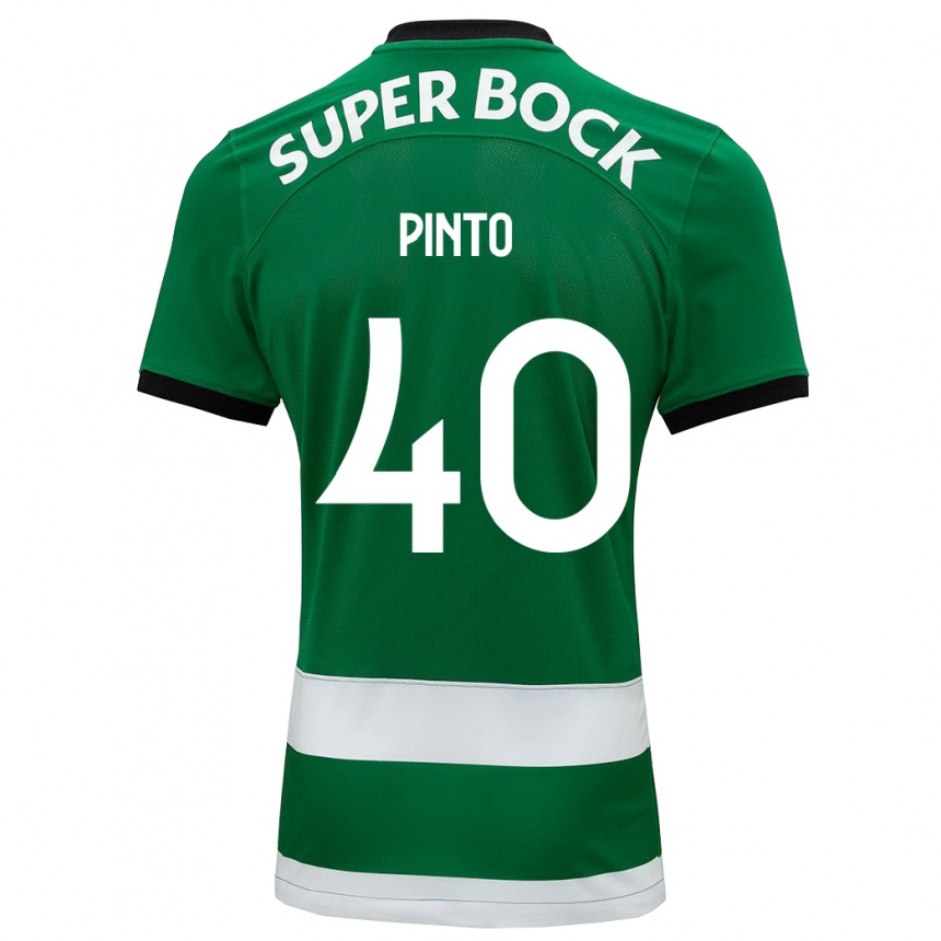 Niño Fútbol Camiseta Rita Pinto De Almeida #40 Verde 1ª Equipación 2023/24 México