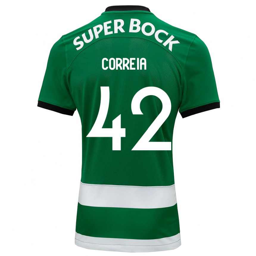 Niño Fútbol Camiseta Leonete Maísa Nozerand Correia #42 Verde 1ª Equipación 2023/24 México
