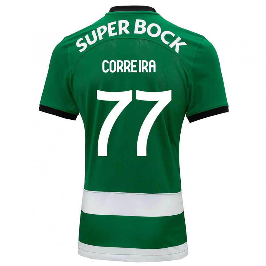 Niño Fútbol Camiseta Alicia Figueiredo Lima Correia #77 Verde 1ª Equipación 2023/24 México