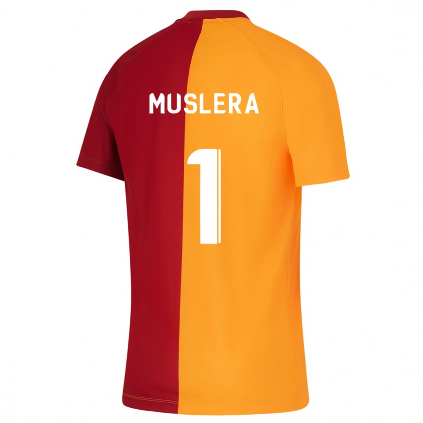 Niño Fútbol Camiseta Fernando Muslera #1 Naranja 1ª Equipación 2023/24 México