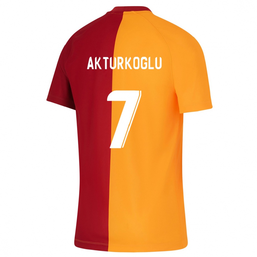 Niño Fútbol Camiseta Kerem Aktürkoğlu #7 Naranja 1ª Equipación 2023/24 México