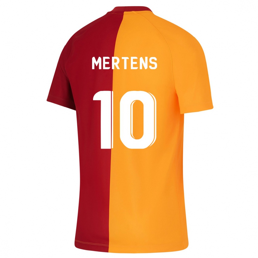 Niño Fútbol Camiseta Dries Mertens #10 Naranja 1ª Equipación 2023/24 México