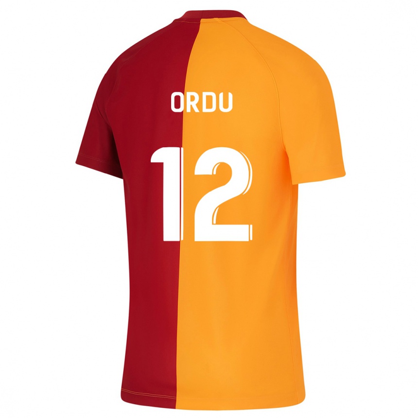 Niño Fútbol Camiseta Atakan Ordu #12 Naranja 1ª Equipación 2023/24 México