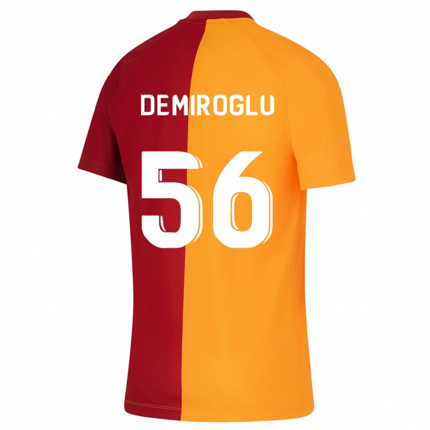 Niño Fútbol Camiseta Baran Demiroğlu #56 Naranja 1ª Equipación 2023/24 México