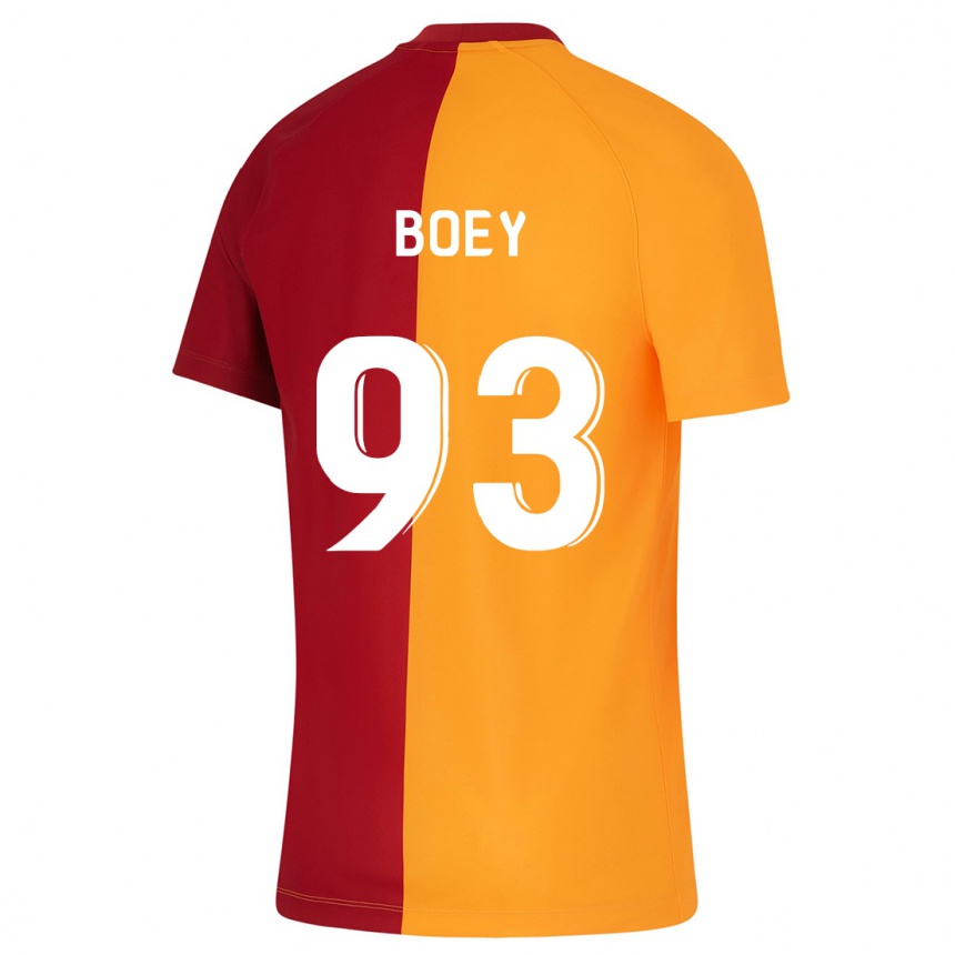 Niño Fútbol Camiseta Sacha Boey #93 Naranja 1ª Equipación 2023/24 México