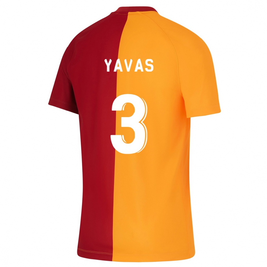 Niño Fútbol Camiseta Arda Yavas #3 Naranja 1ª Equipación 2023/24 México