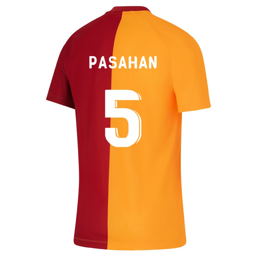 Niño Fútbol Camiseta Eren Pasahan #5 Naranja 1ª Equipación 2023/24 México