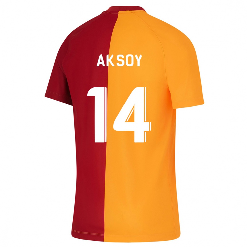 Niño Fútbol Camiseta Berkan Aksoy #14 Naranja 1ª Equipación 2023/24 México