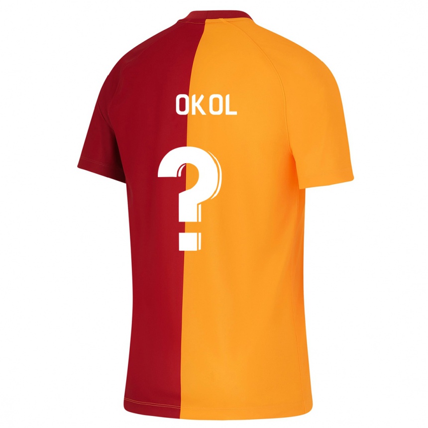 Niño Fútbol Camiseta Umut Okol #0 Naranja 1ª Equipación 2023/24 México