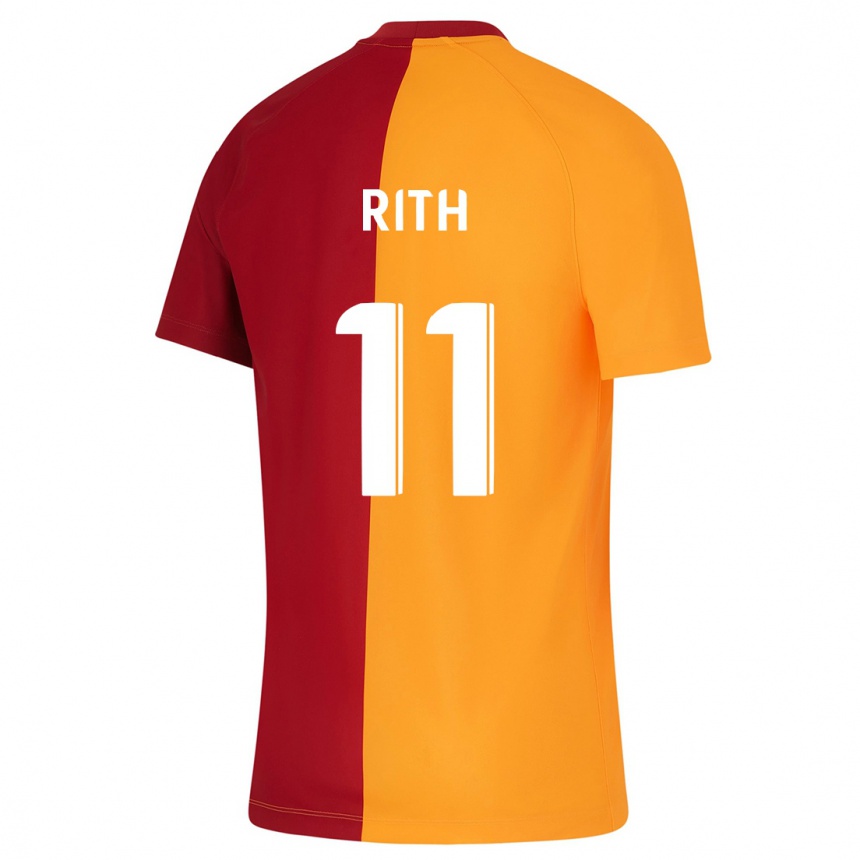 Niño Fútbol Camiseta Monique Rith #11 Naranja 1ª Equipación 2023/24 México