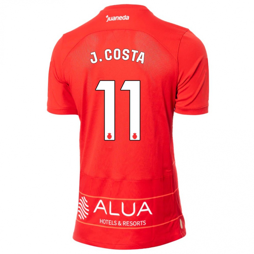 Niño Fútbol Camiseta Jaume Costa #11 Rojo 1ª Equipación 2023/24 México