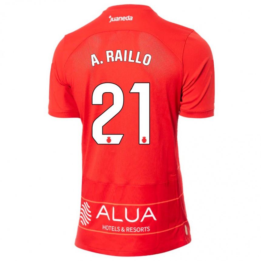 Niño Fútbol Camiseta Antonio Raíllo #21 Rojo 1ª Equipación 2023/24 México