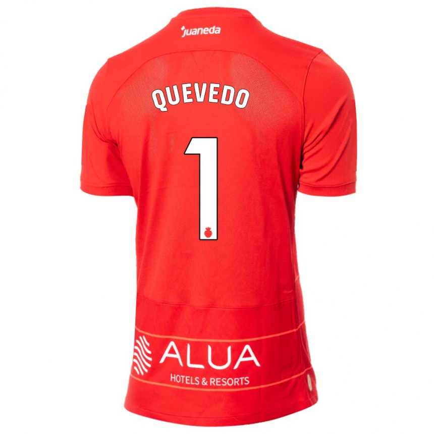 Niño Fútbol Camiseta Alex Quevedo #1 Rojo 1ª Equipación 2023/24 México