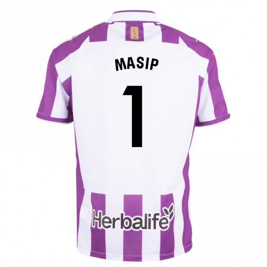 Niño Fútbol Camiseta Jordi Masip #1 Morado 1ª Equipación 2023/24 México