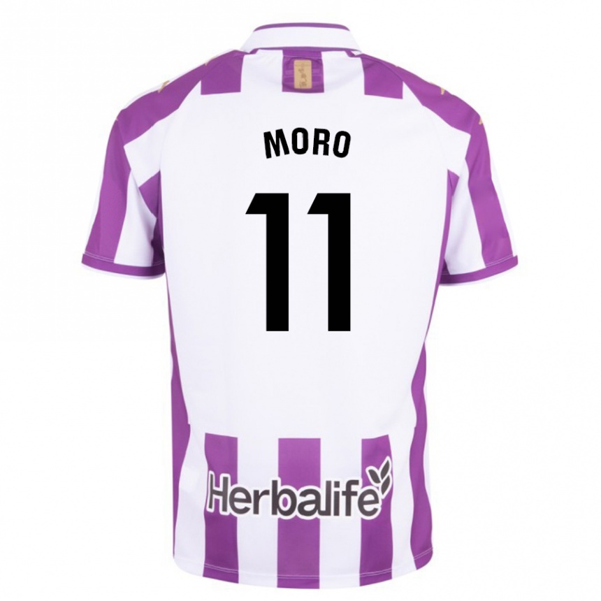 Niño Fútbol Camiseta Raúl Moro #11 Morado 1ª Equipación 2023/24 México