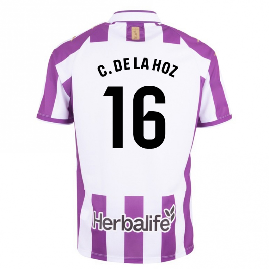 Niño Fútbol Camiseta César De La Hoz #16 Morado 1ª Equipación 2023/24 México