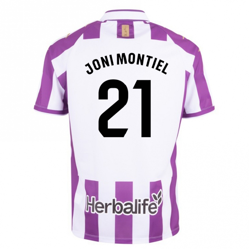 Niño Fútbol Camiseta Joni Montiel #21 Morado 1ª Equipación 2023/24 México