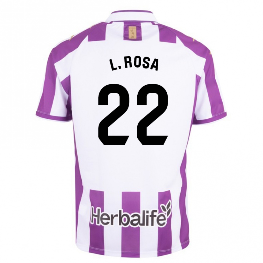 Niño Fútbol Camiseta Lucas Rosa #22 Morado 1ª Equipación 2023/24 México