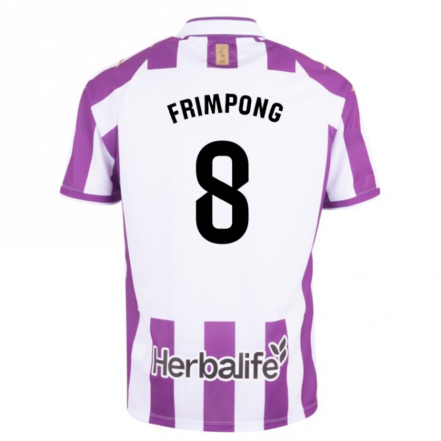 Niño Fútbol Camiseta Eugene Frimpong #8 Morado 1ª Equipación 2023/24 México