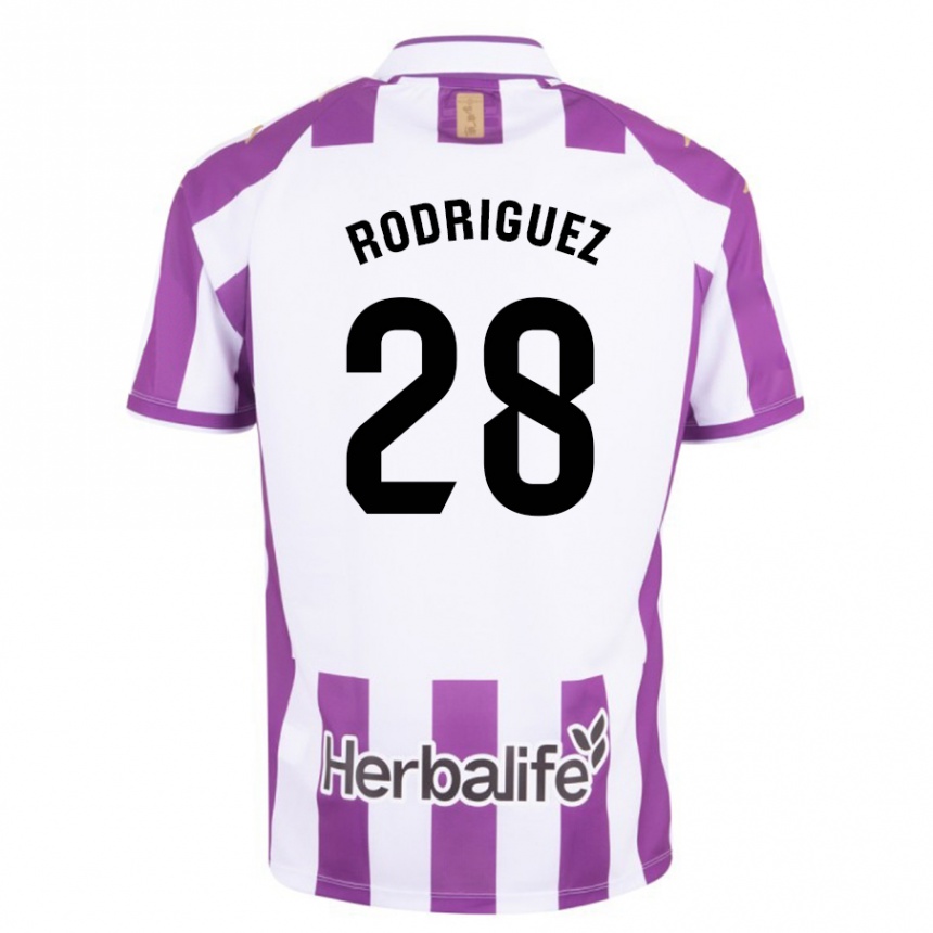 Niño Fútbol Camiseta Yago Rodríguez #28 Morado 1ª Equipación 2023/24 México