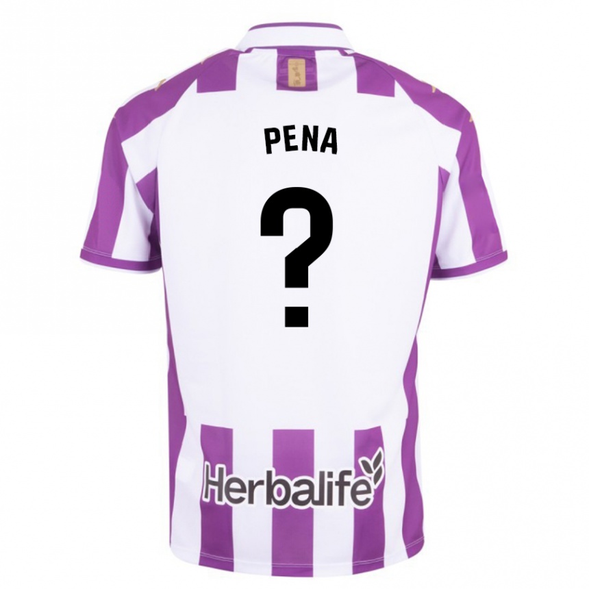 Niño Fútbol Camiseta Adrián Peña #0 Morado 1ª Equipación 2023/24 México