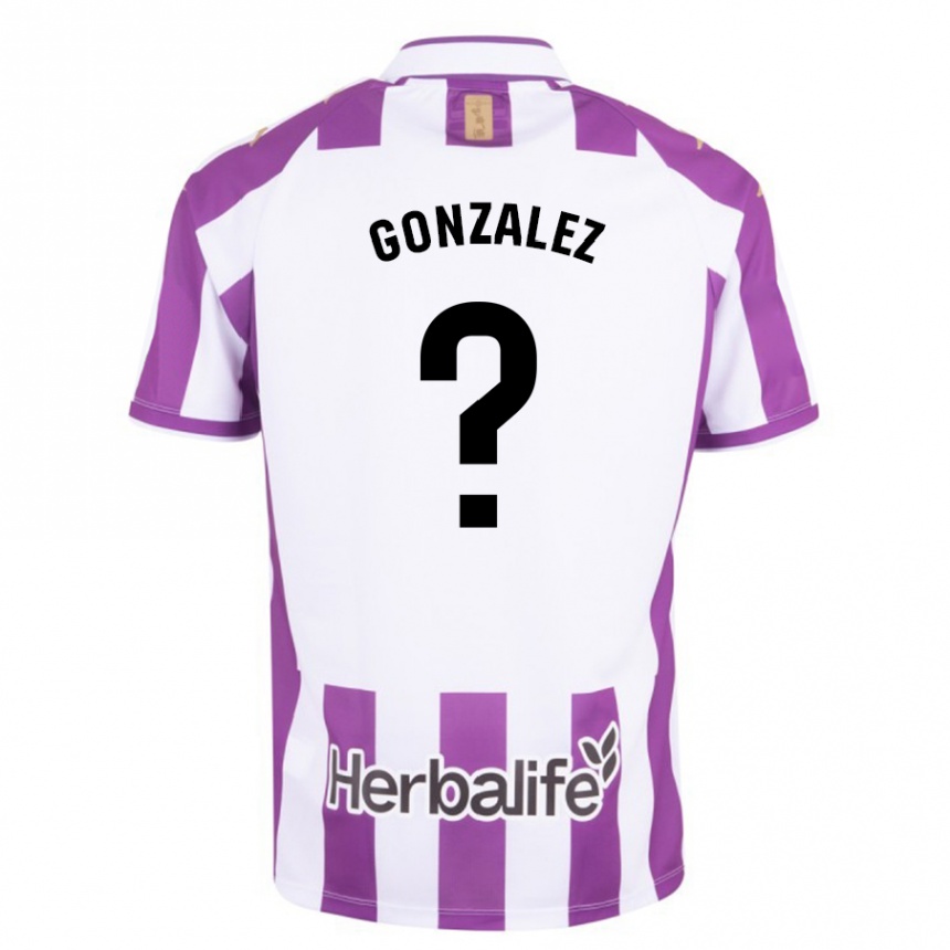 Niño Fútbol Camiseta Santi González #0 Morado 1ª Equipación 2023/24 México