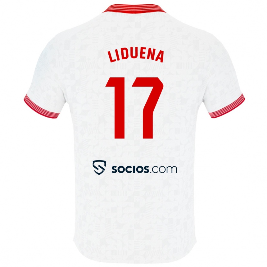 Niño Fútbol Camiseta Daniel Lidueña #17 Blanco 1ª Equipación 2023/24 México