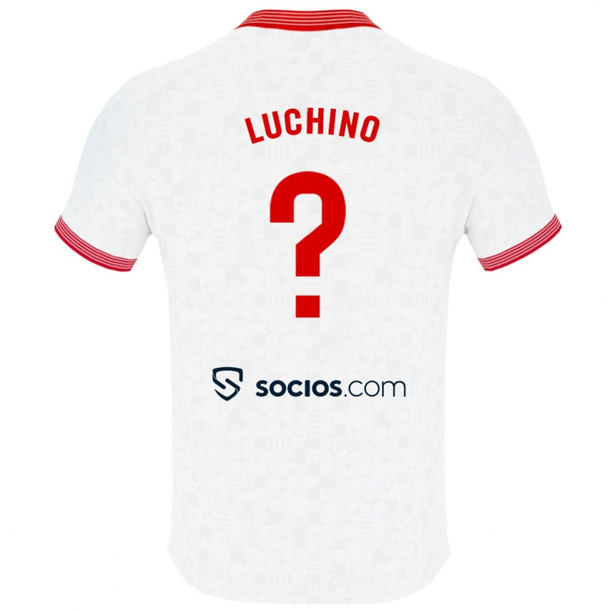 Niño Fútbol Camiseta Lorenzo Luchino #0 Blanco 1ª Equipación 2023/24 México