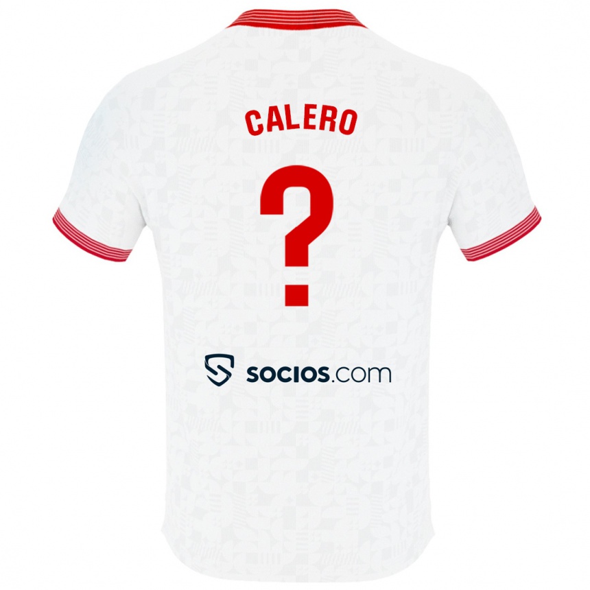 Niño Fútbol Camiseta Josema Calero #0 Blanco 1ª Equipación 2023/24 México