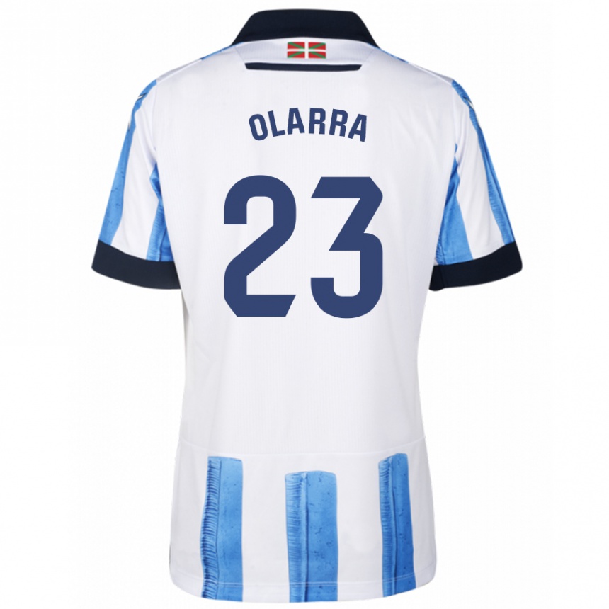 Niño Fútbol Camiseta Aimar Olarra #23 Azul Blanco 1ª Equipación 2023/24 México