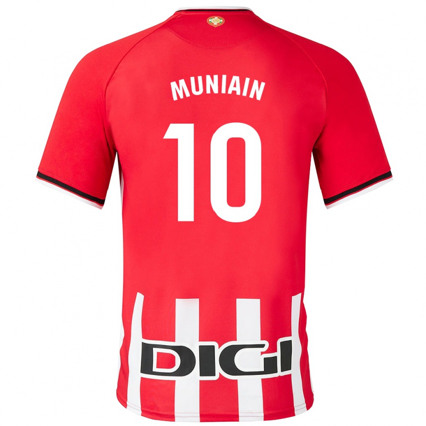 Niño Fútbol Camiseta Iker Muniain #10 Rojo 1ª Equipación 2023/24 México