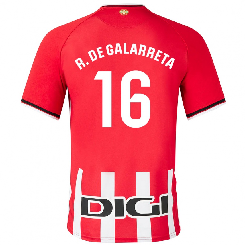 Niño Fútbol Camiseta Iñigo Ruiz De Galarreta #16 Rojo 1ª Equipación 2023/24 México