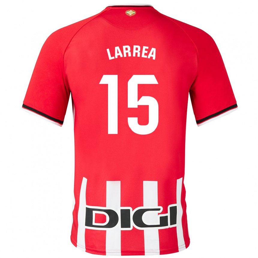 Niño Fútbol Camiseta Beñat Larrea #15 Rojo 1ª Equipación 2023/24 México