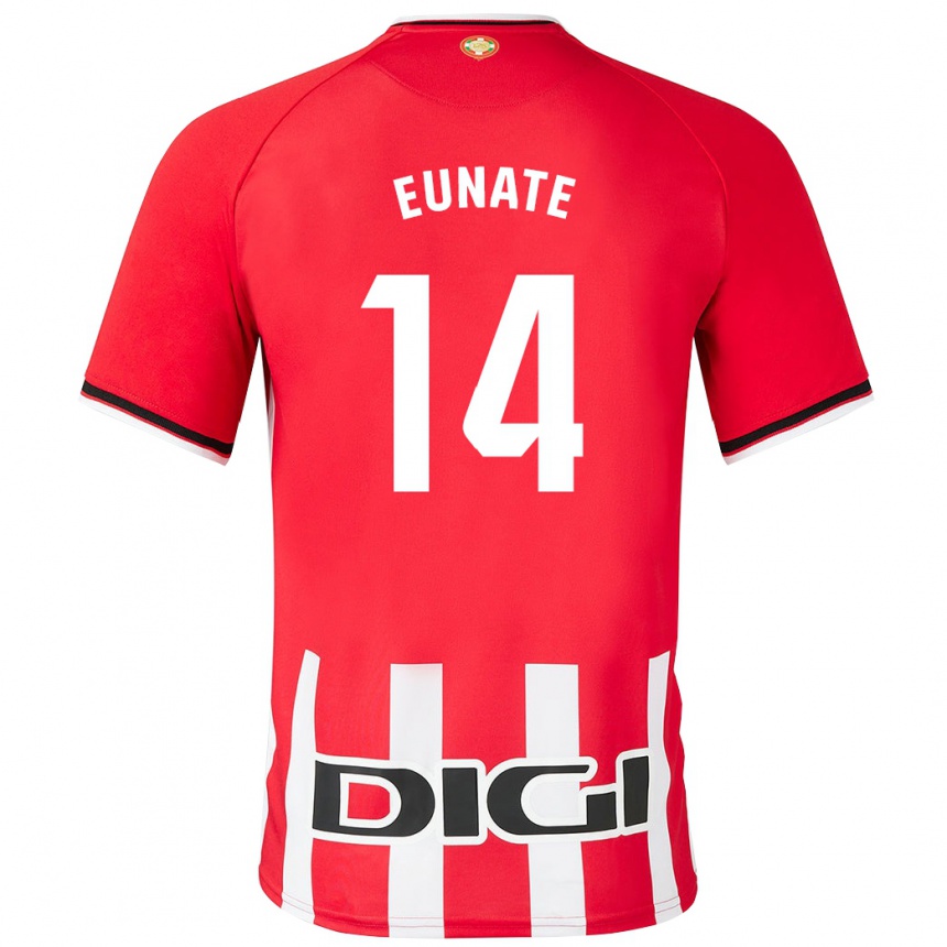 Niño Fútbol Camiseta Eunate Arraiza Otazu #14 Rojo 1ª Equipación 2023/24 México