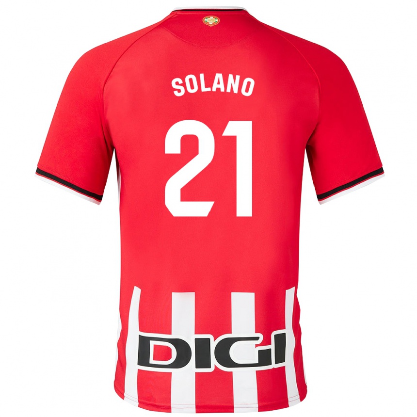 Niño Fútbol Camiseta Bibiane Schulze-Solano #21 Rojo 1ª Equipación 2023/24 México