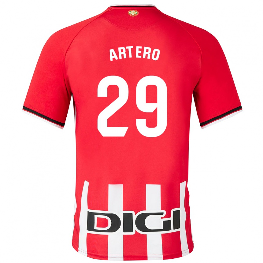 Niño Fútbol Camiseta Marina Artero Moreno #29 Rojo 1ª Equipación 2023/24 México