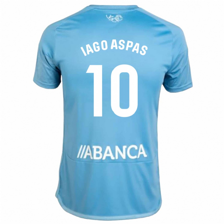 Niño Fútbol Camiseta Iago Aspas #10 Azul 1ª Equipación 2023/24 México