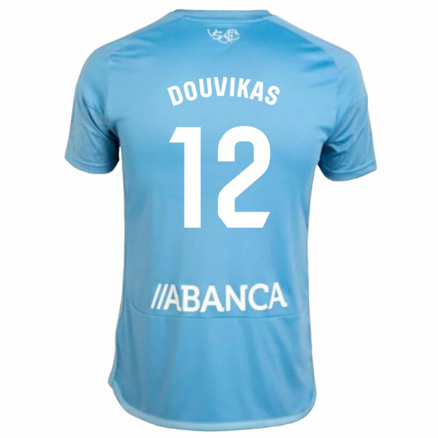 Niño Fútbol Camiseta Anastasios Douvikas #12 Azul 1ª Equipación 2023/24 México