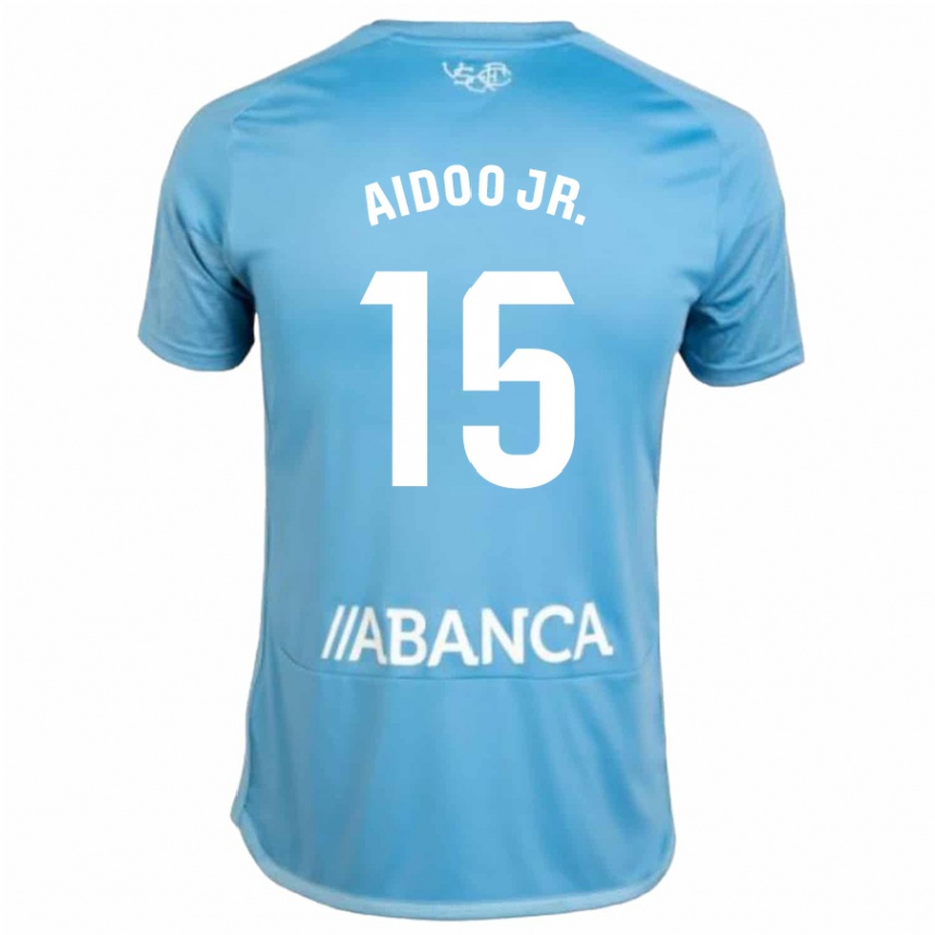 Niño Fútbol Camiseta Joseph Aidoo #15 Azul 1ª Equipación 2023/24 México