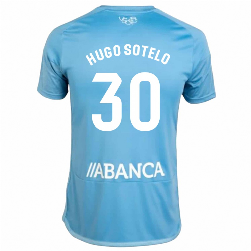 Niño Fútbol Camiseta Hugo Sotelo #30 Azul 1ª Equipación 2023/24 México