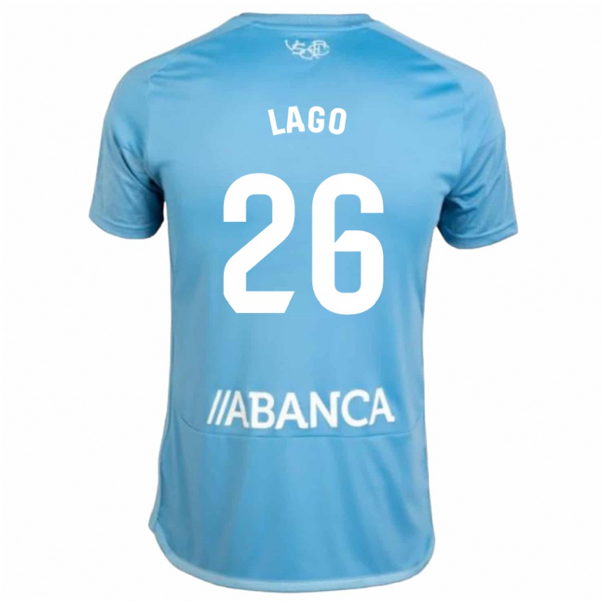 Niño Fútbol Camiseta Yoel Lago #26 Azul 1ª Equipación 2023/24 México