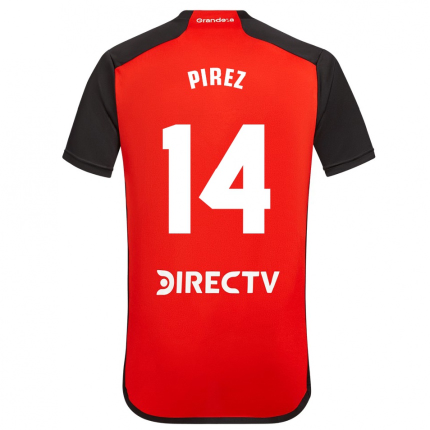 Niño Fútbol Camiseta Leandro González Pírez #14 Rojo 2ª Equipación 2023/24 México