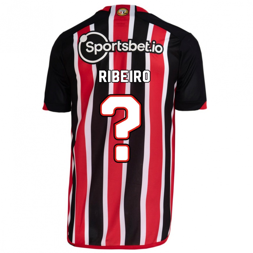 Niño Fútbol Camiseta Thiago Ribeiro #0 Azul Rojo 2ª Equipación 2023/24 México