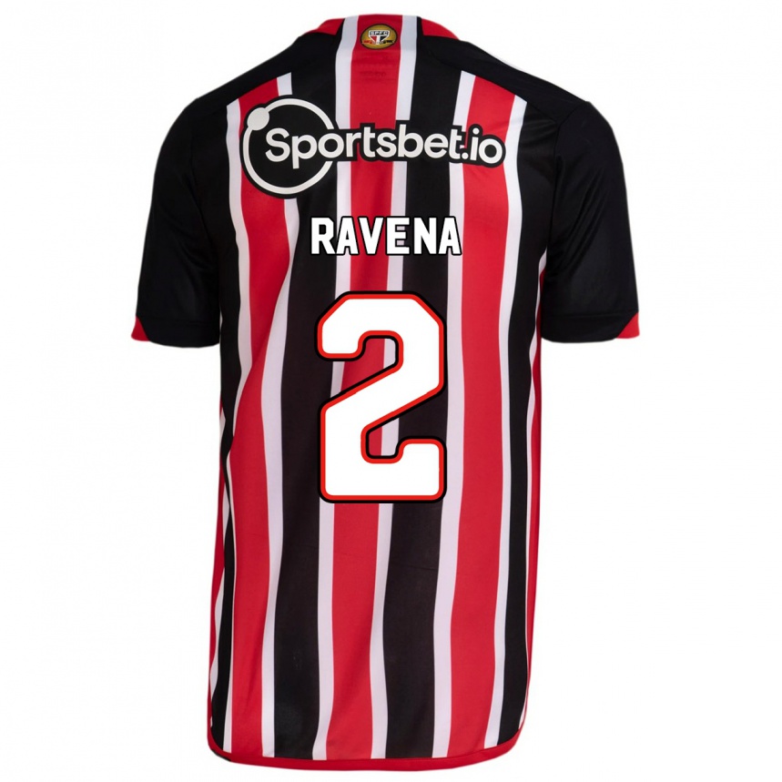 Niño Fútbol Camiseta Ravena #2 Azul Rojo 2ª Equipación 2023/24 México