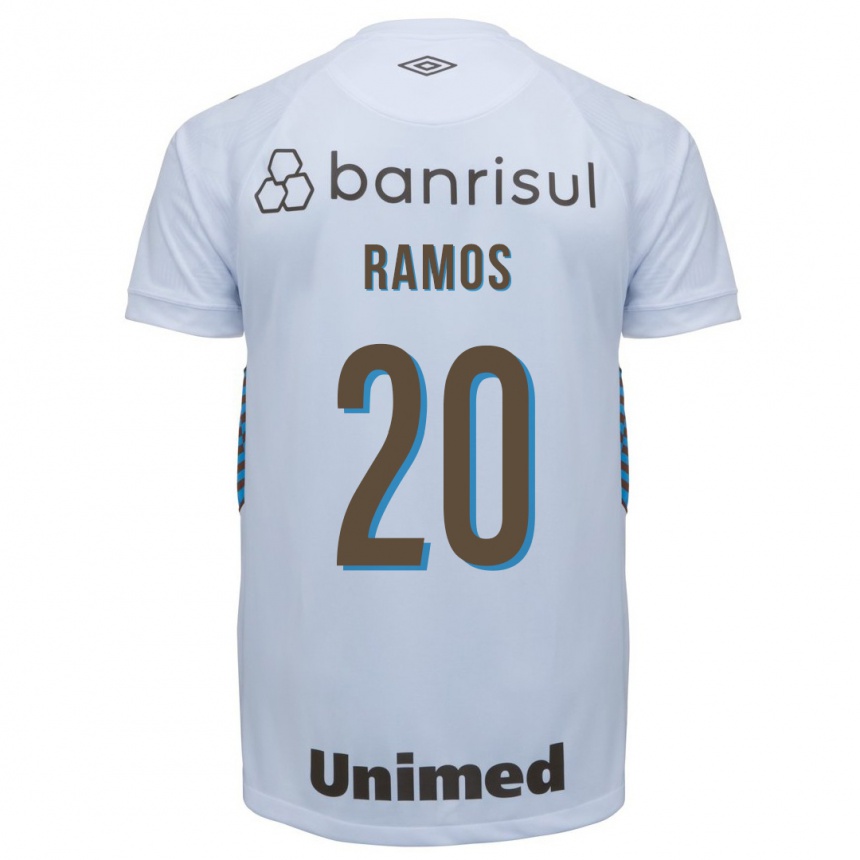 Niño Fútbol Camiseta Mónica Ramos #20 Blanco 2ª Equipación 2023/24 México