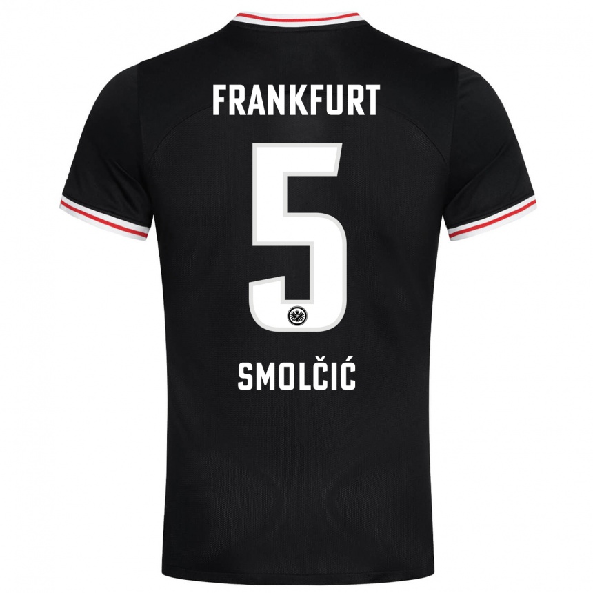 Niño Fútbol Camiseta Hrvoje Smolcic #5 Negro 2ª Equipación 2023/24 México